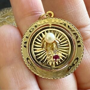 VTG Aloha Spinner Pendant 12k GF